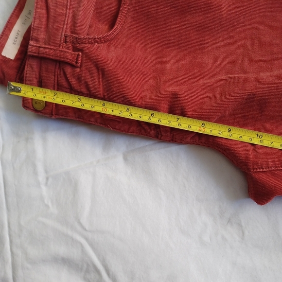 Anthropologie Pilcro and the Letterpress Red Slim Fit Jeans in Corduroy - Picture 5 of 11